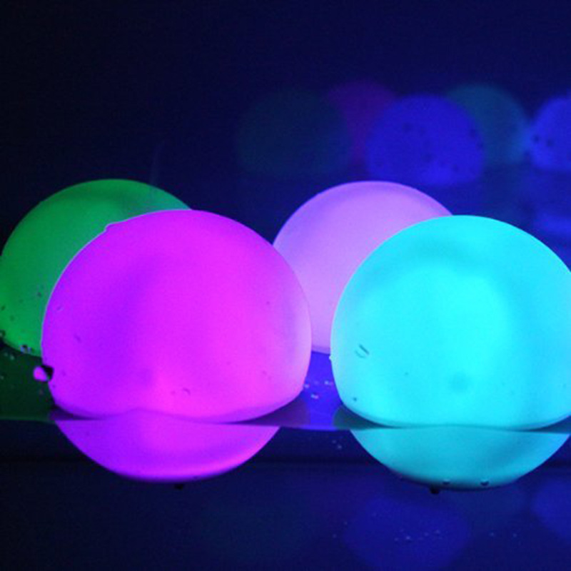 Amazon Luminous Balloon LED Flash Beach Ball Children&#039;s Water PVC Inflatable Remote Control Bounce Ball