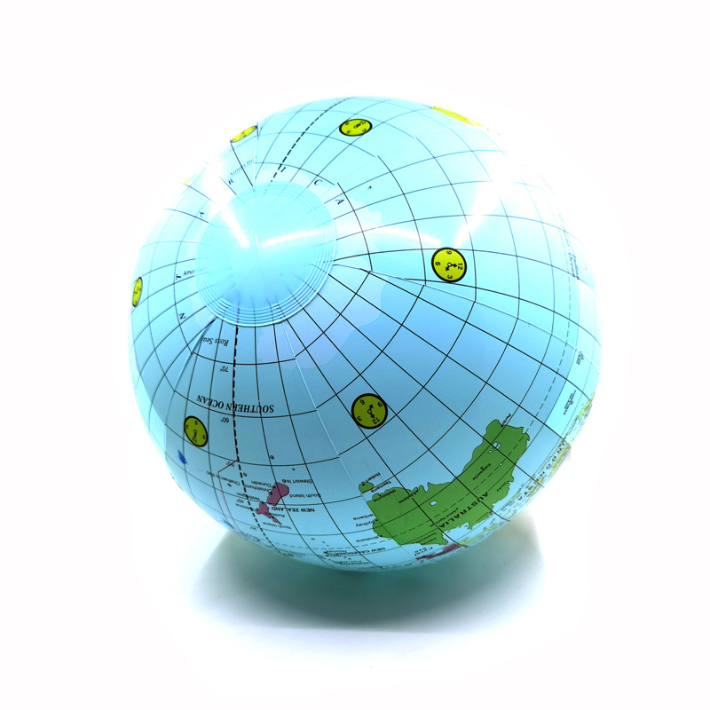 Inflatable Beach Ball English Version PVC Inflatable Ball Beach Ball Diameter 30cm