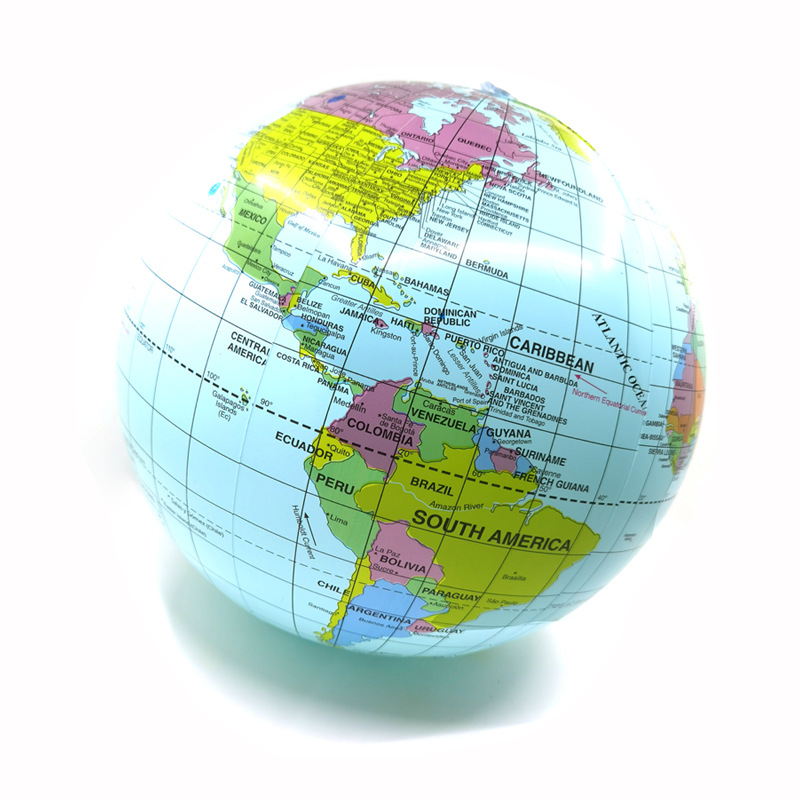 Inflatable Beach Ball English Version PVC Inflatable Ball Beach Ball Diameter 30cm