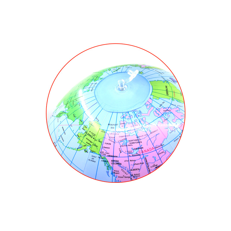 Inflatable Beach Ball English Version PVC Inflatable Ball Beach Ball Diameter 30cm