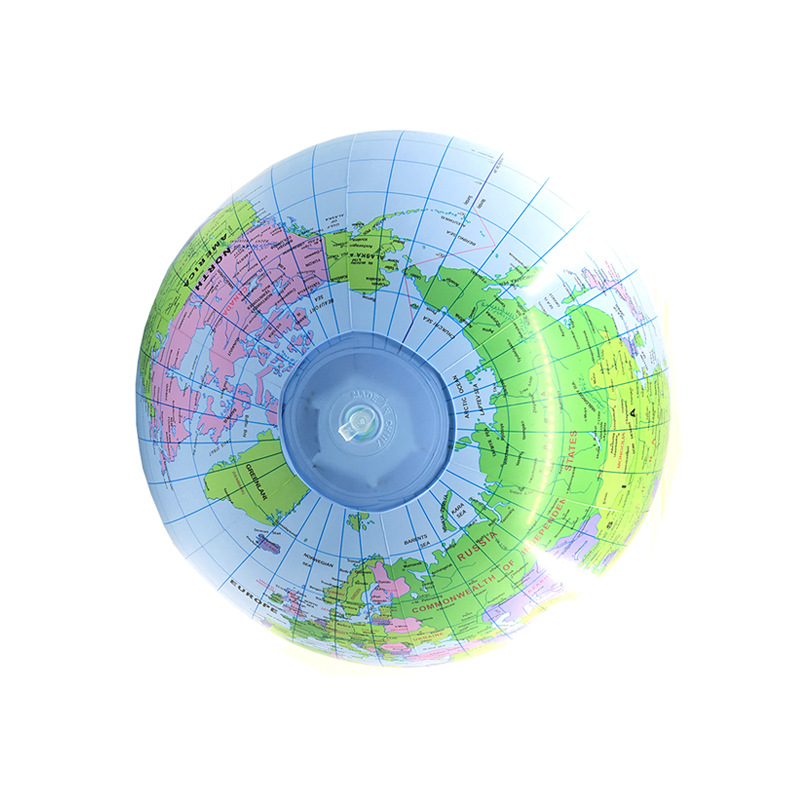 Inflatable Beach Ball English Version PVC Inflatable Ball Beach Ball Diameter 30cm