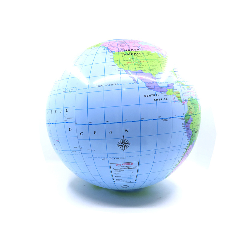 Inflatable Beach Ball English Version PVC Inflatable Ball Beach Ball Diameter 30cm