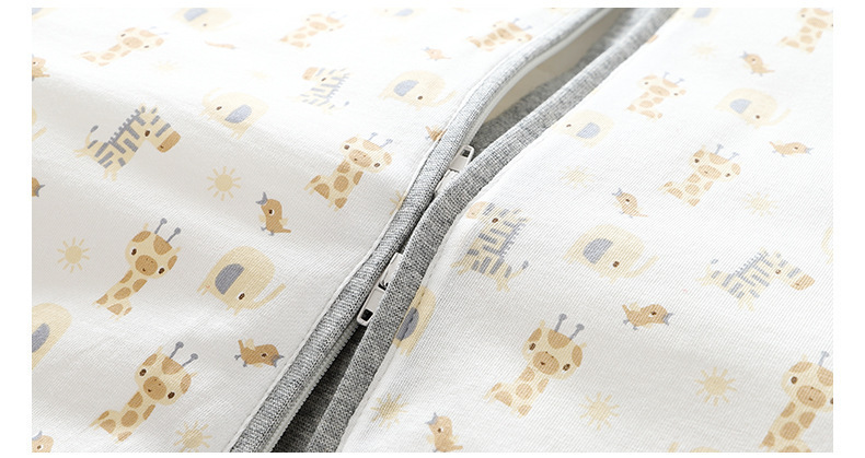 Split Leg Type Children Sleeping Bag Autumn and Winter Clip No. 400 Cotton Infant Warp Anti-Kicking Blanket Sleeping Bag
