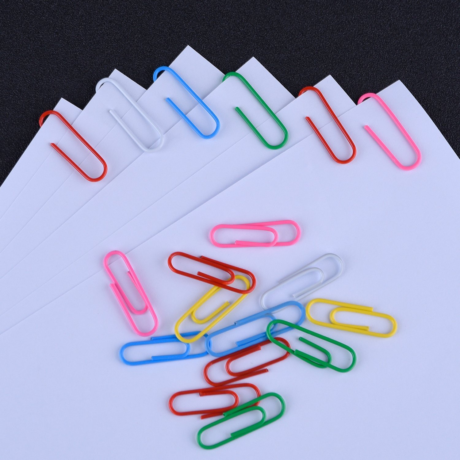[Factory Sales] Color Plastic-Covered Paper Clip Nickel Plated Silver Cartoon Paper Clip 100mm Paper Clip