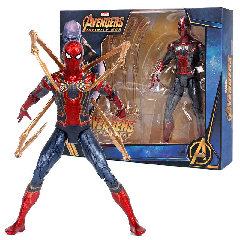 Zhongdong Steel Spider-Man Boxed Avengers 3 Unlimited War Genuine Model Hand-Made Action Figure Zhongdong Steel Spider-Man Boxed Avengers 3 Unlimited War Genuine Model Hand-Made Action Figure