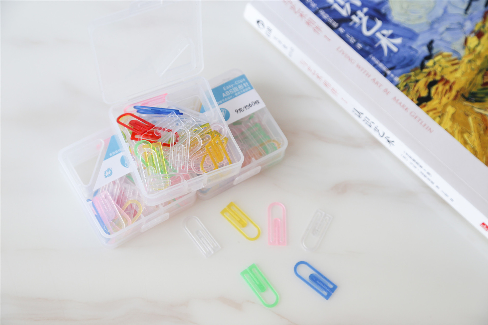 Plastic Paper Clip Office School Supplies Color Student Paper Storage Sorting Pin Boxed Anti-Rust Abs Plastic Paper Clip Office School Supplies Color Student Paper Storage Sorting Pin Boxed Anti-Rust Abs