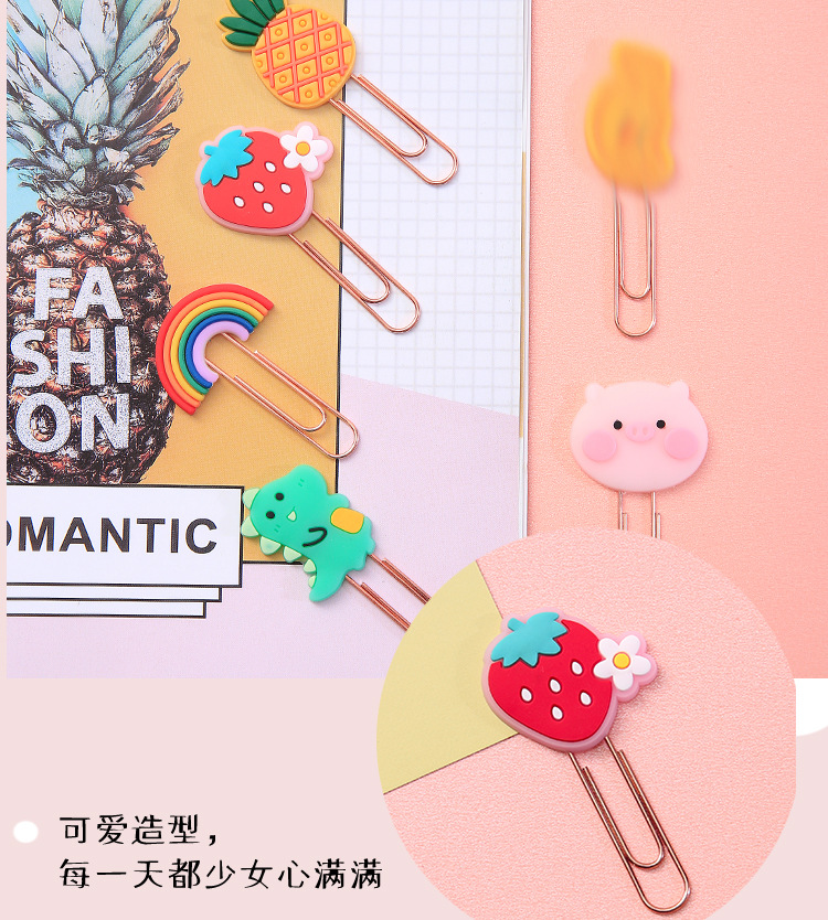Korean Creative Cartoon Bookmark Student Paper Clip Bookmark Clip Metal Clip Shaped Paper Clips Decoration Small Pin Korean Creative Cartoon Bookmark Student Paper Clip Bookmark Clip Metal Clip Shaped Paper Clips Decoration Small Pin