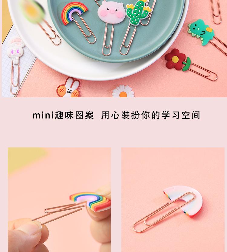 Korean Creative Cartoon Bookmark Student Paper Clip Bookmark Clip Metal Clip Shaped Paper Clips Decoration Small Pin Korean Creative Cartoon Bookmark Student Paper Clip Bookmark Clip Metal Clip Shaped Paper Clips Decoration Small Pin