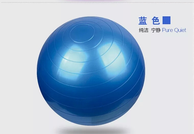 Factory Wholesale PVC Yoga Ball 55 Cm65cm75cm One Piece Dropshipping Thickened Fitness Yoga Ball Yoga Ball