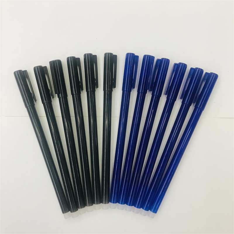 Rub Easy to Wipe Erasable Pen 0.5mm Syringe Crystal Blue Black Hot Erasable Sponge Wipe for Pupils Erasable Gel Pen