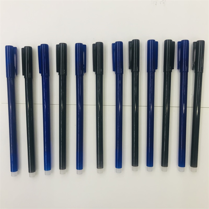 Rub Easy to Wipe Erasable Pen 0.5mm Syringe Crystal Blue Black Hot Erasable Sponge Wipe for Pupils Erasable Gel Pen