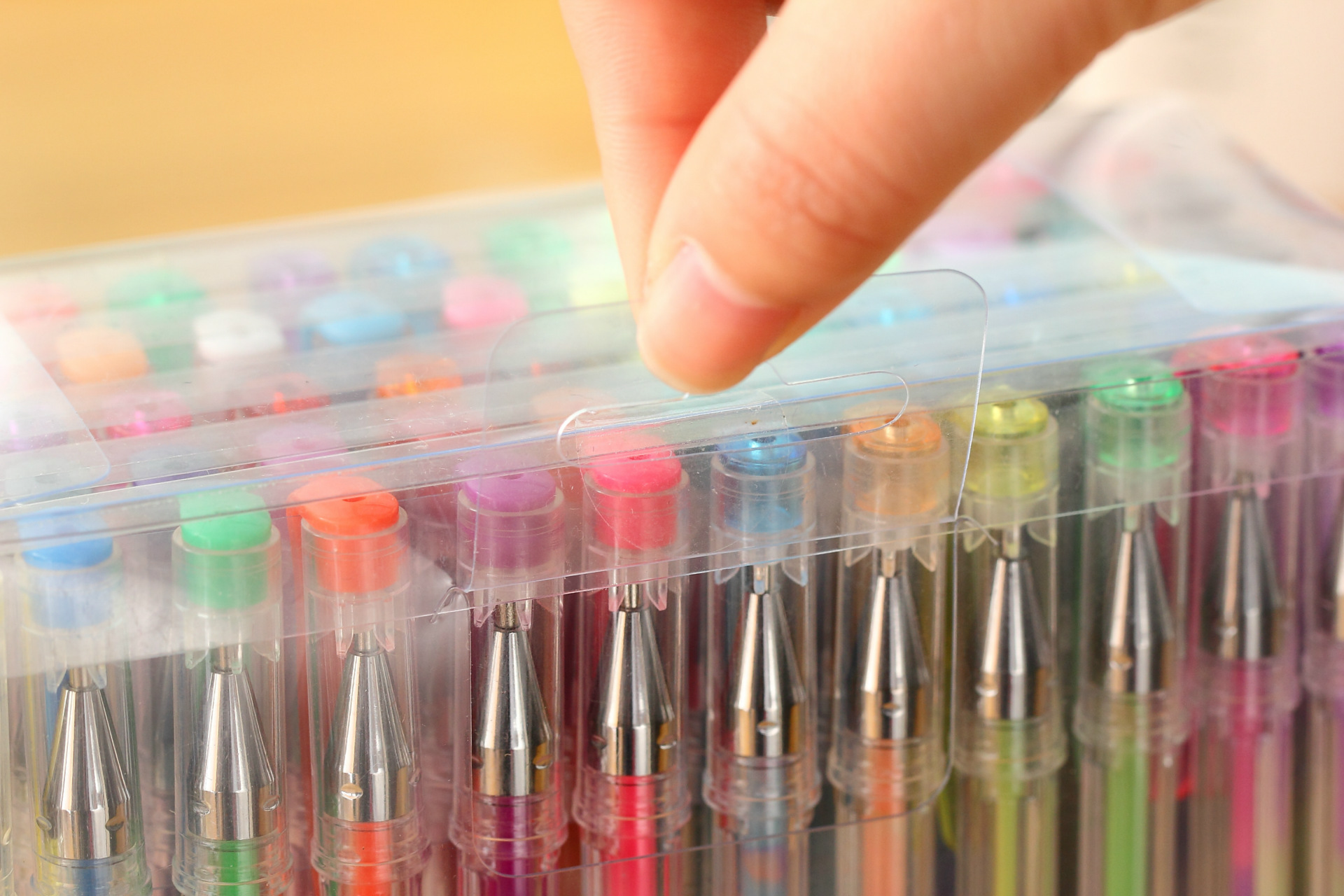 Spot Factory Direct Sales 60 Color Gel Pen Set Pen Set Fluorescent Pen Flash Pen Metallic Pen Set