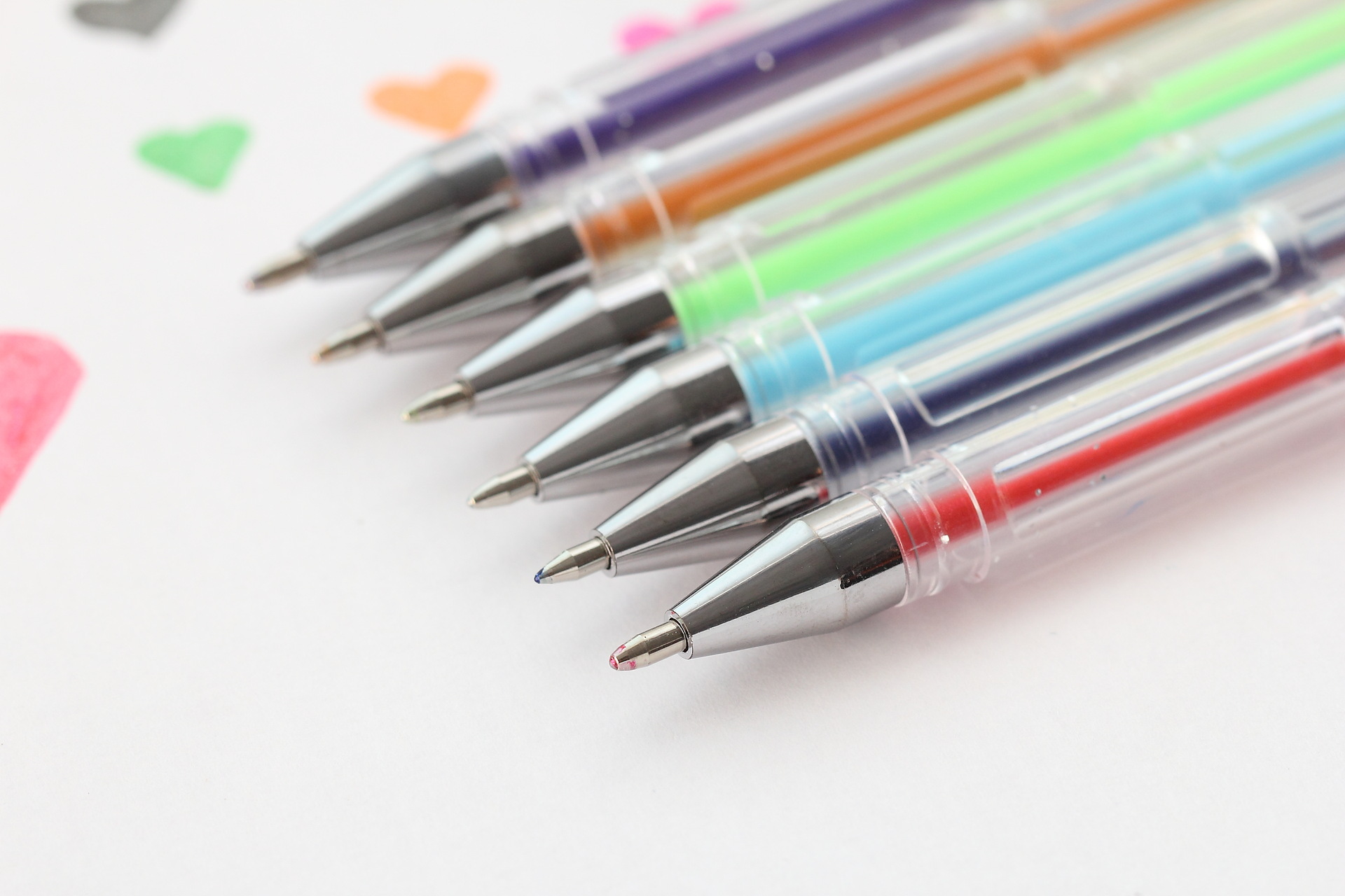 Spot Factory Direct Sales 60 Color Gel Pen Set Pen Set Fluorescent Pen Flash Pen Metallic Pen Set