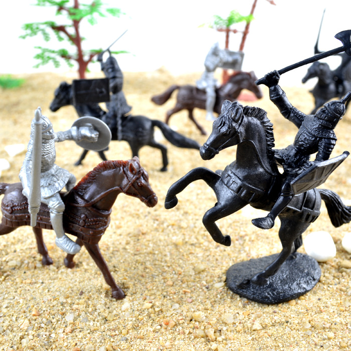 Medieval Soldier Model Warrior Knight Model Decoration Ancient Cavalry War Horse War Toy Set Medieval Soldier Model Warrior Knight Model Decoration Ancient Cavalry War Horse War Toy Set