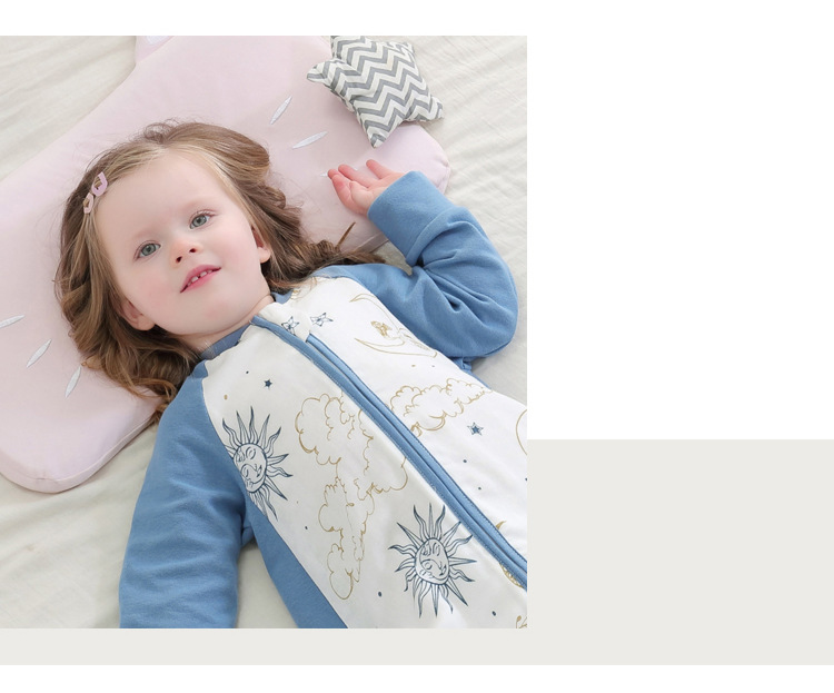Baby Sleeping Bag Short Sleeve Long Sleeve Gauze Sleeping Bag Children's Gauze Stitching Split Leg Sleeping Bag Baby Anti-Kick Quilt Baby Sleeping Bag Short Sleeve Long Sleeve Gauze Sleeping Bag Children's Gauze Stitching Split Leg Sleeping Bag Baby Anti-Kick Quilt