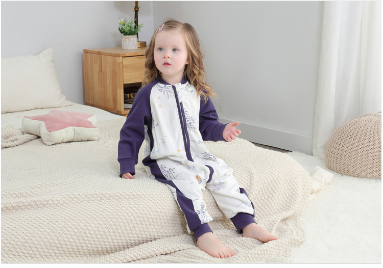 Baby Sleeping Bag Short Sleeve Long Sleeve Gauze Sleeping Bag Children's Gauze Stitching Split Leg Sleeping Bag Baby Anti-Kick Quilt Baby Sleeping Bag Short Sleeve Long Sleeve Gauze Sleeping Bag Children's Gauze Stitching Split Leg Sleeping Bag Baby Anti-Kick Quilt