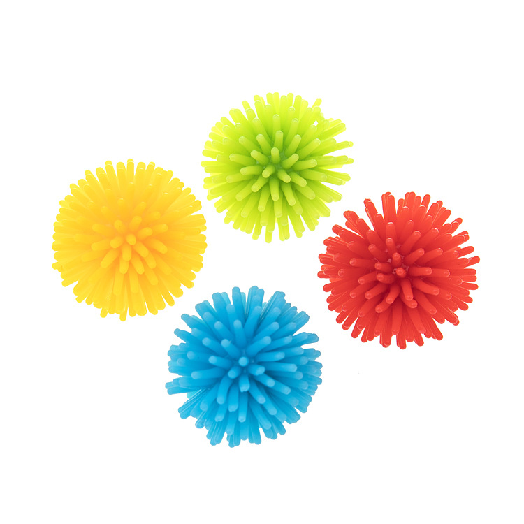 Cross-Border Hot 30mm Puffer Ball PVC Burr Ball Bayberry Ball Pinch Massage Ball Decompression Decompression Toy