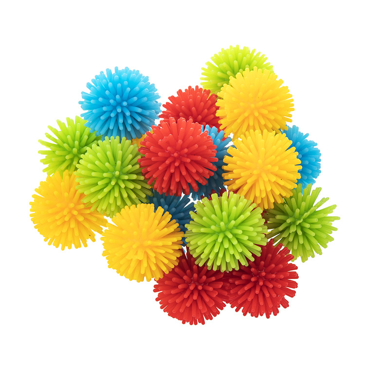 Cross-Border Hot 30mm Puffer Ball PVC Burr Ball Bayberry Ball Pinch Massage Ball Decompression Decompression Toy