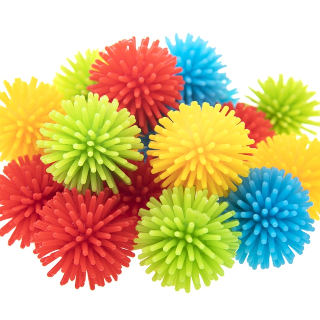 Cross-Border Hot 30mm Puffer Ball PVC Burr Ball Bayberry Ball Pinch Massage Ball Decompression Decompression Toy