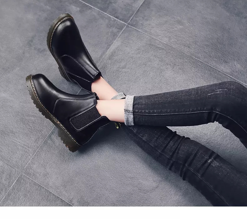 Autumn and winter Martin boots high help shoe boots woman worker outfit shoe big head shoe war Wolf Autumn and winter Martin boots high help shoe boots woman worker outfit shoe big head shoe war Wolf