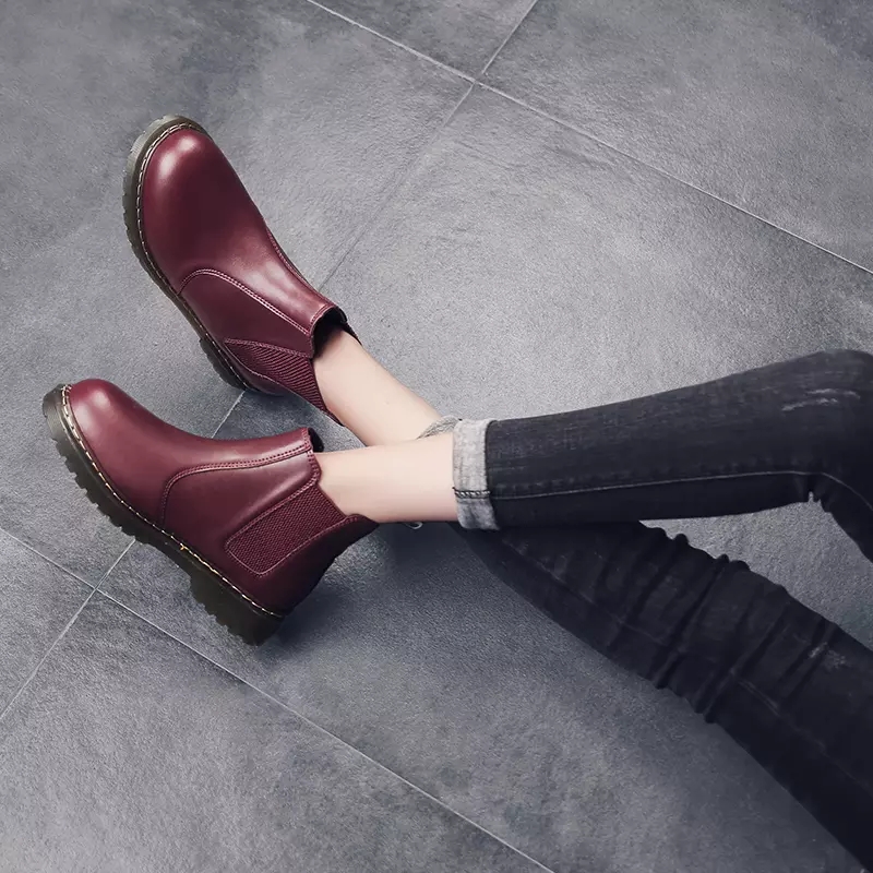 Autumn and winter Martin boots high help shoe boots woman worker outfit shoe big head shoe war Wolf Autumn and winter Martin boots high help shoe boots woman worker outfit shoe big head shoe war Wolf