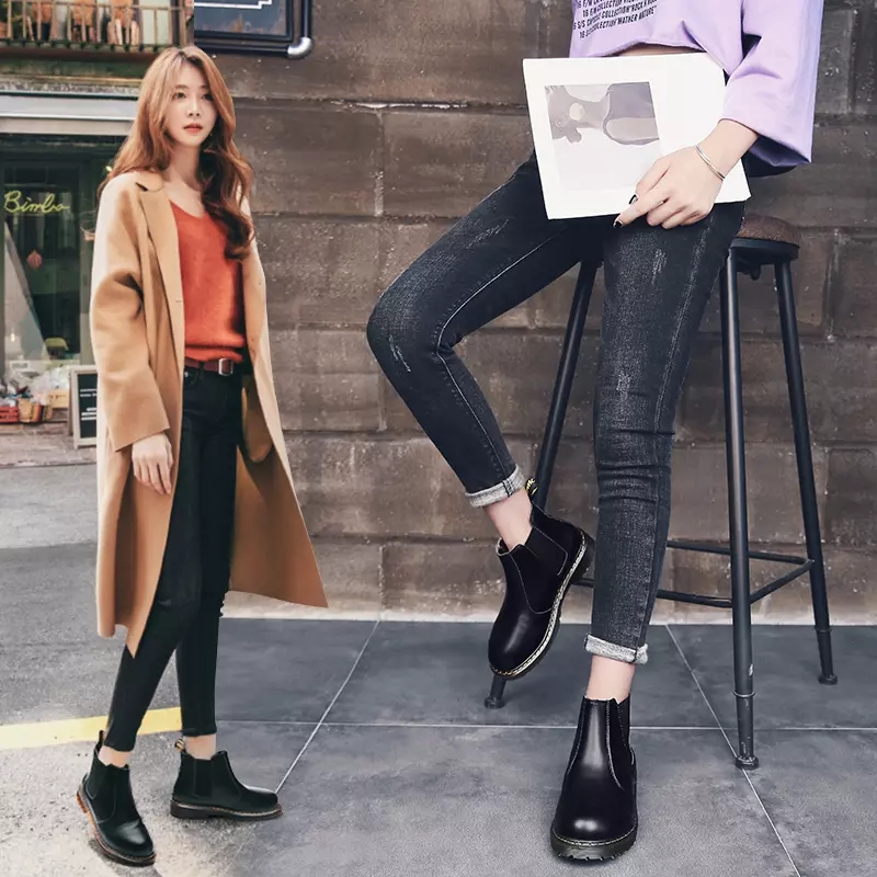 Autumn and winter Martin boots high help shoe boots woman worker outfit shoe big head shoe war Wolf Autumn and winter Martin boots high help shoe boots woman worker outfit shoe big head shoe war Wolf