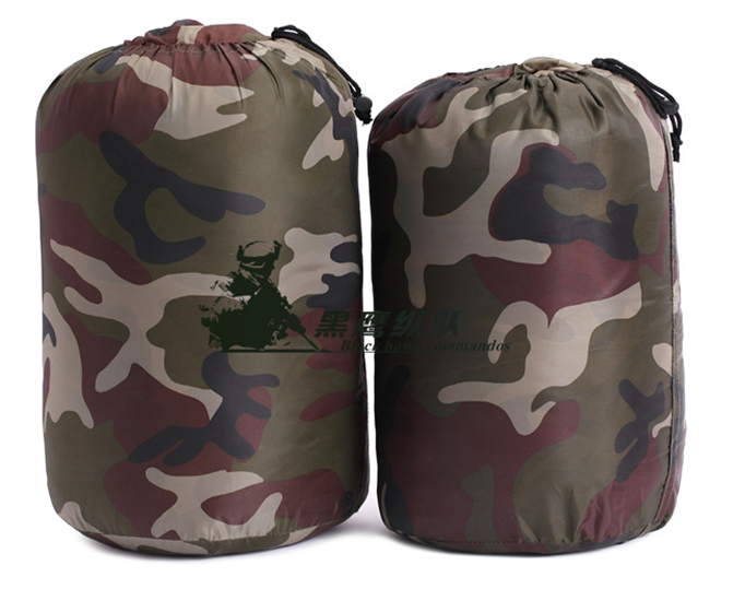 Outdoor camping sleeping bag cotton thermal spring super light humanoid indoor lunch adult sleeping bag