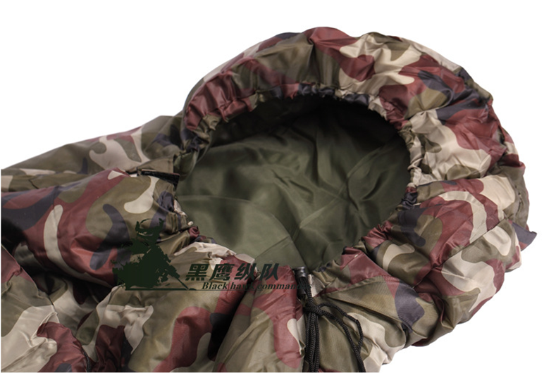 Outdoor camping sleeping bag cotton thermal spring super light humanoid indoor lunch adult sleeping bag