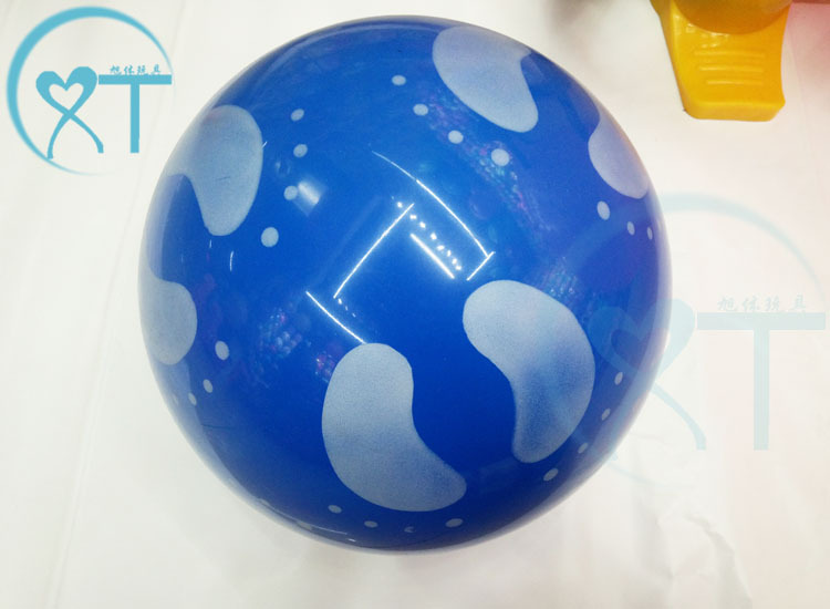 Manufacturers selling PVC children 9 inches air spray flower ball Toys Kindergarten clap inflatable football