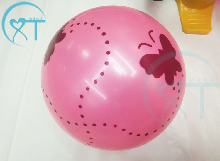 Manufacturers selling PVC children 9 inches air spray flower ball Toys Kindergarten clap inflatable football