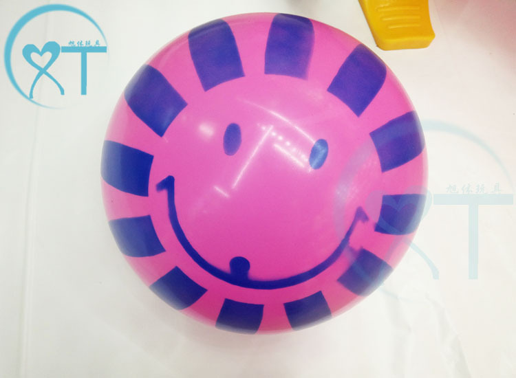 Manufacturers selling PVC children 9 inches air spray flower ball Toys Kindergarten clap inflatable football