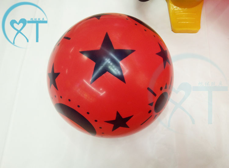 Manufacturers selling PVC children 9 inches air spray flower ball Toys Kindergarten clap inflatable football