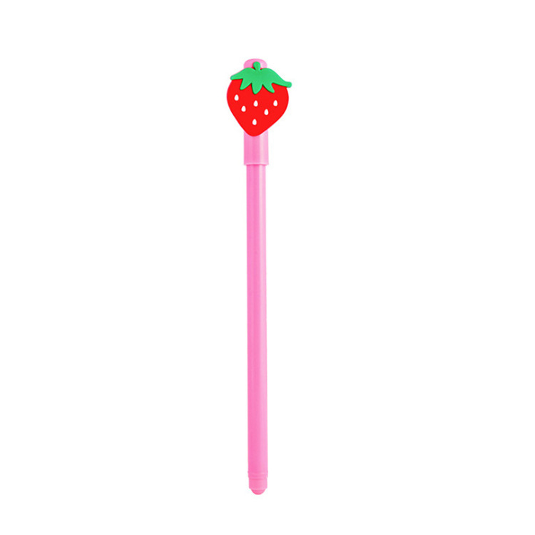 Korean Cute Refreshing Fruit Gel Pen Creative Student Writing Implement Office Signature Pen 0.5mm Ball Pen