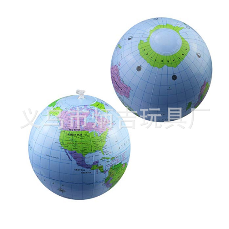 Factory Spot Direct 16 inch PVC Beach ball English Earth 40CM English Beach ball