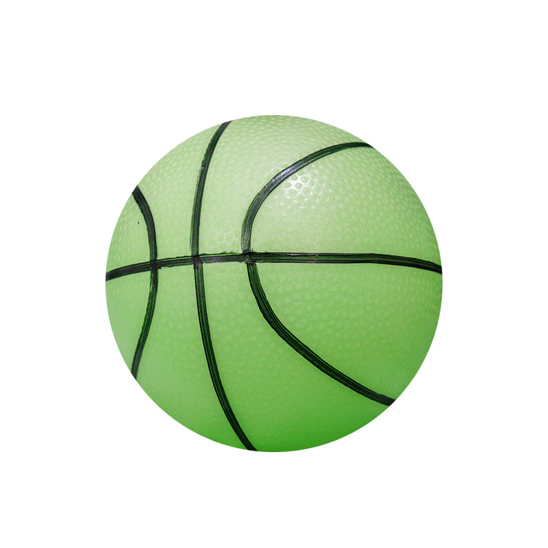 Inflatable toys Factory Direct Supply PVC Luminous Ball Kindergarten Children Inflatable Elastic Toy Luminous Basketball