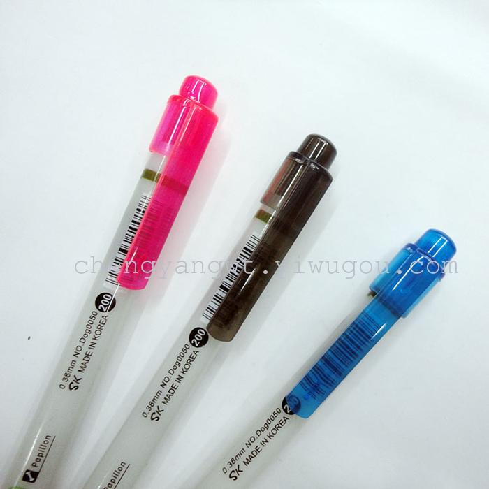 CY-200 dog head patterns membrane push ballpoint pen ballpoint pens advertising custom-made flower films