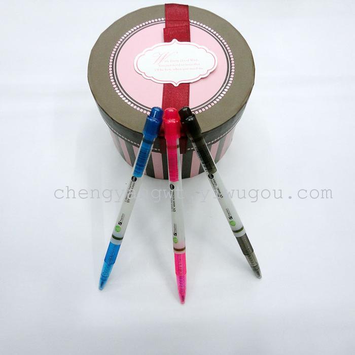 CY-200 dog head patterns membrane push ballpoint pen ballpoint pens advertising custom-made flower films