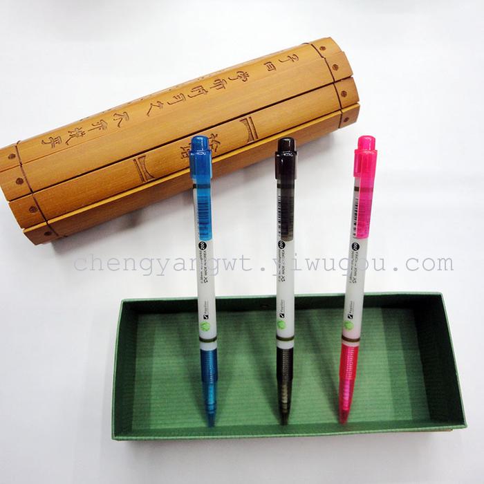 CY-200 dog head patterns membrane push ballpoint pen ballpoint pens advertising custom-made flower films