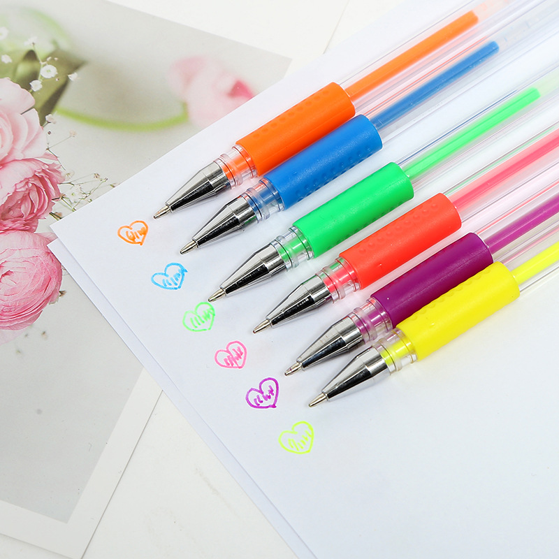 New Eco-friendly Color Fluorescent Pen GP-3576 Total Six Colors Bullet