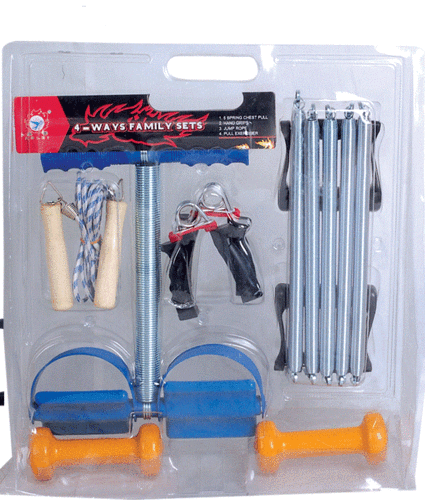 Factory direct five-piece set ladies hand grips the dumbbell chest arm jumping rope
