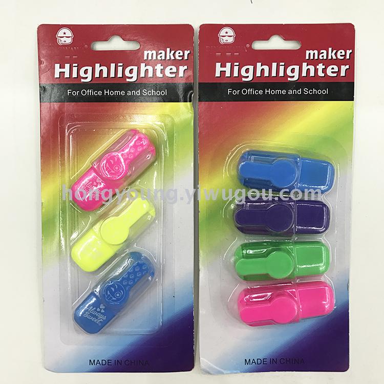 Mini cute highlighter pen gift pen stationery