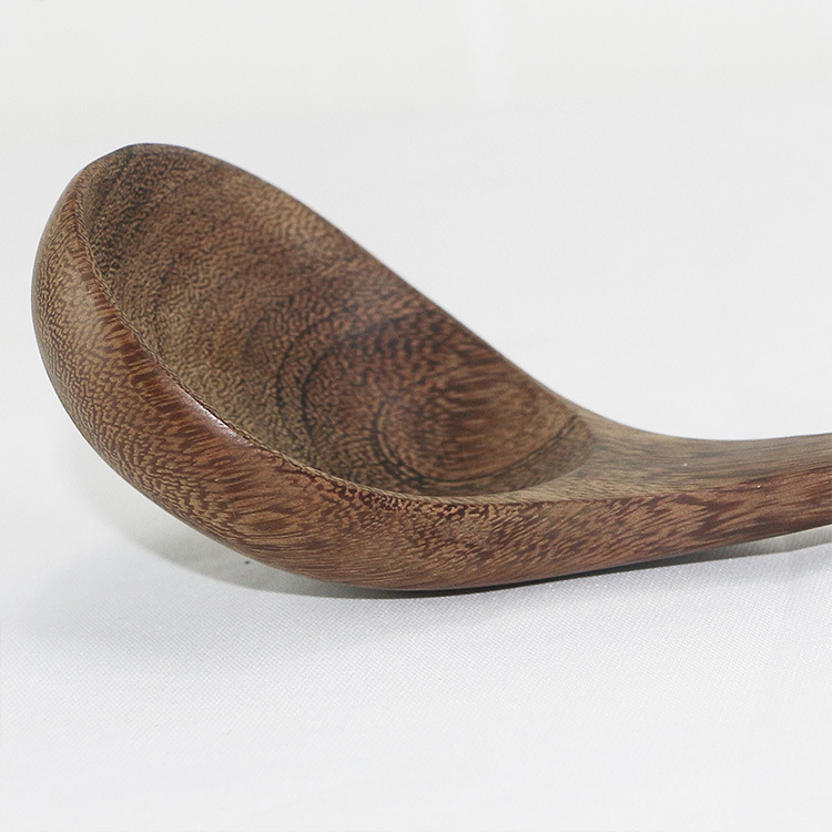  Door Frame Wooden Spoon Wooden Turner Oil Dipper Inclined Spatula Cooking Shovel Mahogany Kitchenware