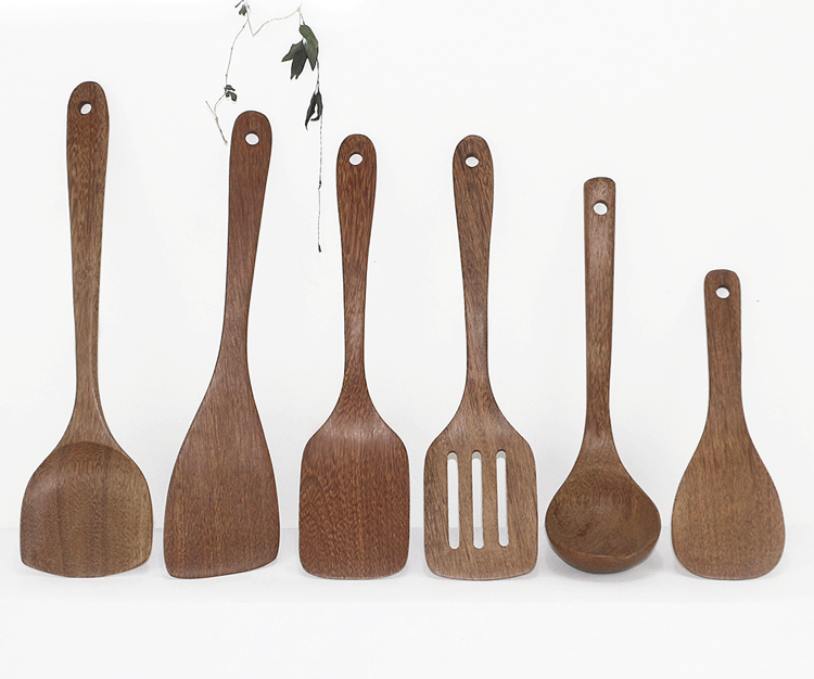 Door Frame Wooden Spoon Wooden Turner Oil Dipper Inclined Spatula Cooking Shovel Mahogany Kitchenware Door Frame Wooden Spoon Wooden Turner Oil Dipper Inclined Spatula Cooking Shovel Mahogany Kitchenware