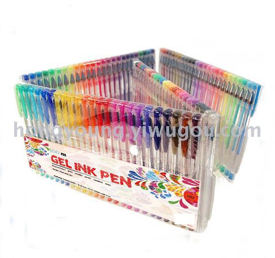 Flash color metallic fluorescent color neutral pen set custom 24 color 36 color 48 color 72 color Flash color metallic fluorescent color neutral pen set custom 24 color 36 color 48 color 72 color