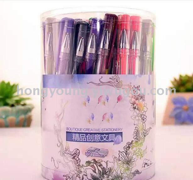 Flash color metallic fluorescent color neutral pen set custom 24 color 36 color 48 color 72 color Flash color metallic fluorescent color neutral pen set custom 24 color 36 color 48 color 72 color