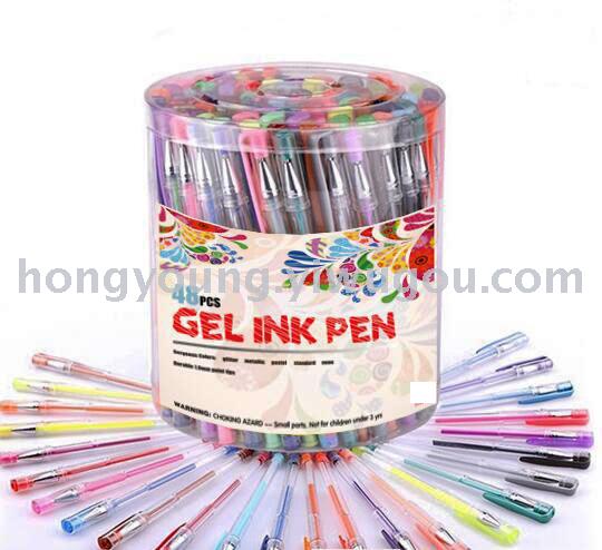 Flash color metallic fluorescent color neutral pen set custom 24 color 36 color 48 color 72 color Flash color metallic fluorescent color neutral pen set custom 24 color 36 color 48 color 72 color