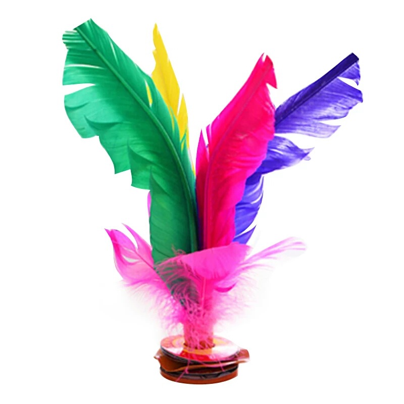 Outdoor Sports Shuttlecock Large Flowers for Students Extracurricular Activities Shuttlecock 19cm Feather Shuttlecock