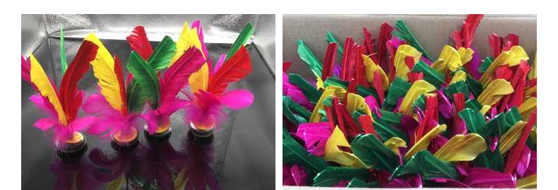 Outdoor Sports Shuttlecock Large Flowers for Students Extracurricular Activities Shuttlecock 19cm Feather Shuttlecock Outdoor Sports Shuttlecock Large Flowers for Students Extracurricular Activities Shuttlecock 19cm Feather Shuttlecock