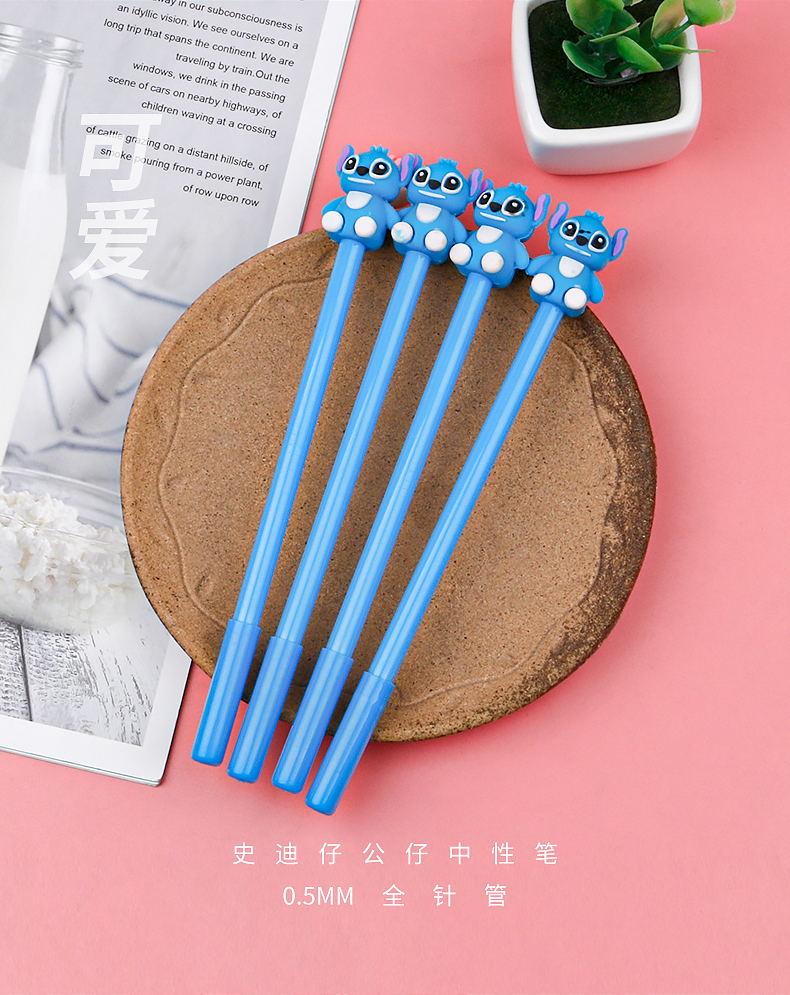 Cartoon Silicone Stitch Doll Writing Signature Pen Creative Stitch Modeling Gel Pen Student Water-Based Paint Pen