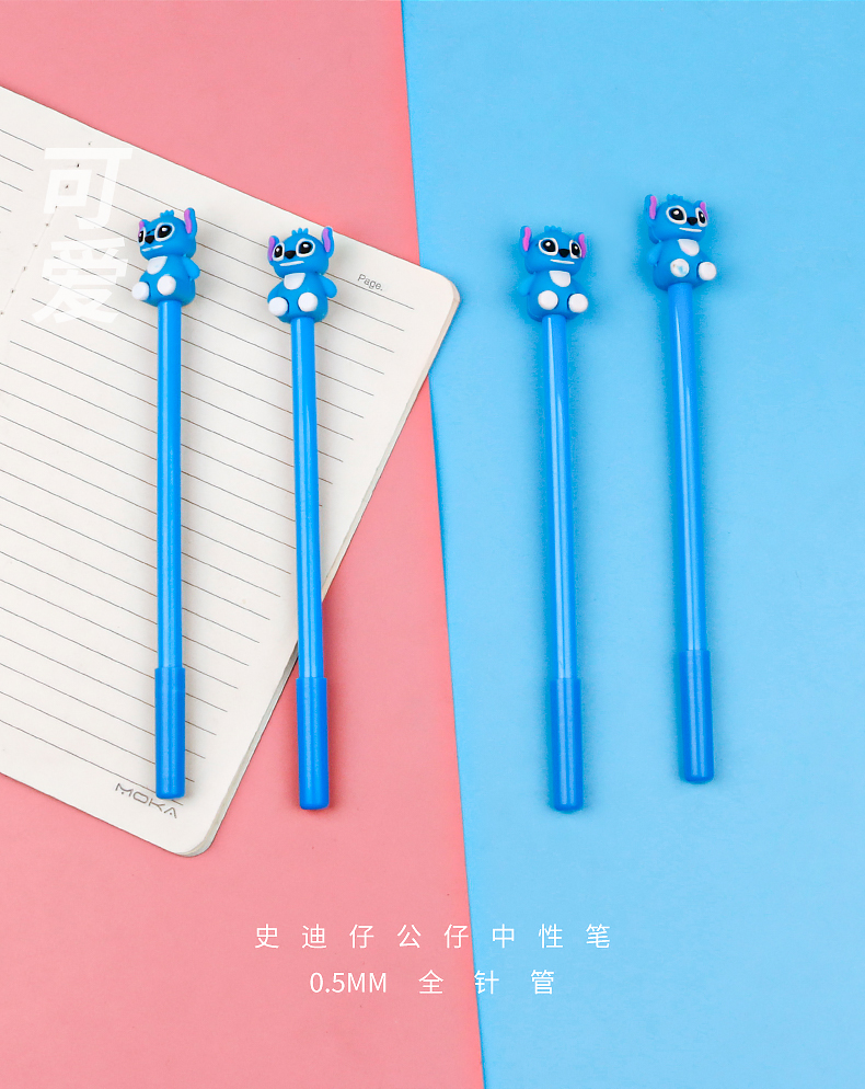 Cartoon Silicone Stitch Doll Writing Signature Pen Creative Stitch Modeling Gel Pen Student Water-Based Paint Pen